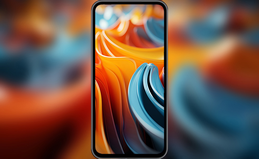 Fond d'écran abstrait vagues brillantes colorées HD 4K pour ordinateur de bureau et téléphone téléchargement gratuit