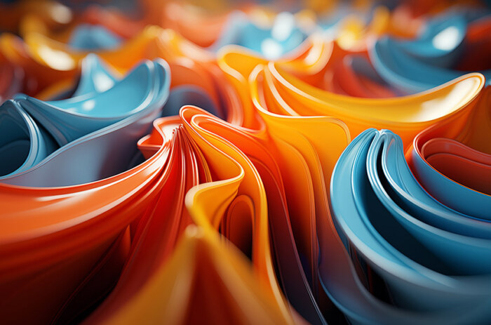 Fond d'écran abstrait vagues brillantes colorées HD 4K pour ordinateur de bureau et téléphone téléchargement gratuit