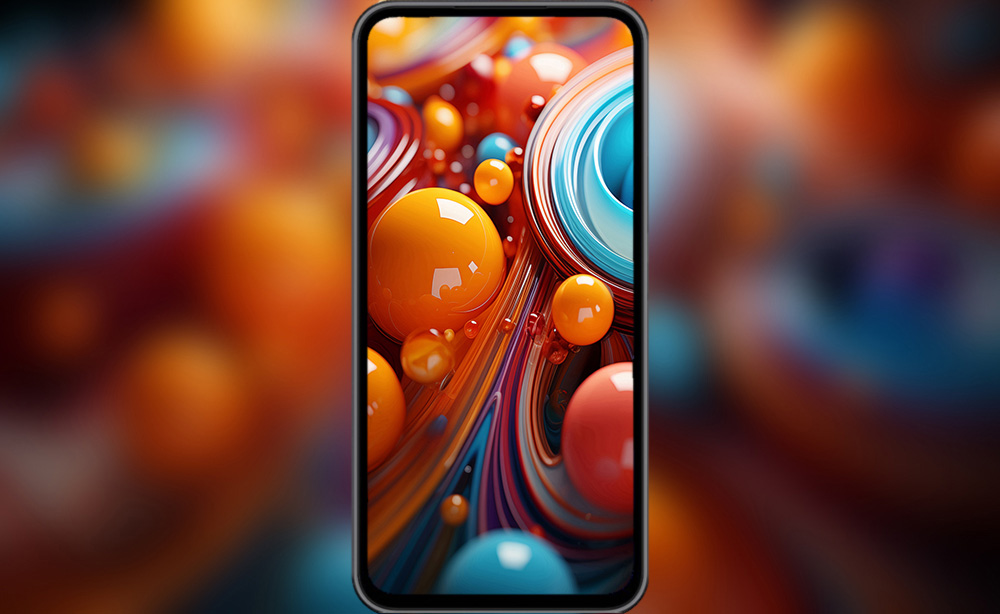 Fond d'écran abstrait 3D coloré Cosmic Orbs Ultra HD 4K pour ordinateur de bureau et téléphone téléchargement gratuit