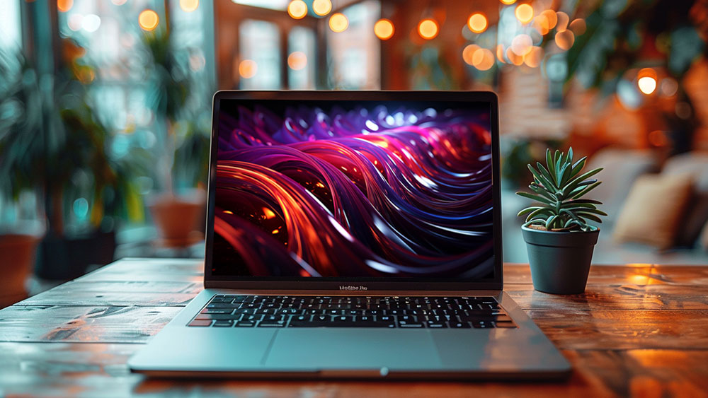 Fond d'écran abstrait de vagues de lumière HD 4K pour ordinateur de bureau et téléphone téléchargement gratuit