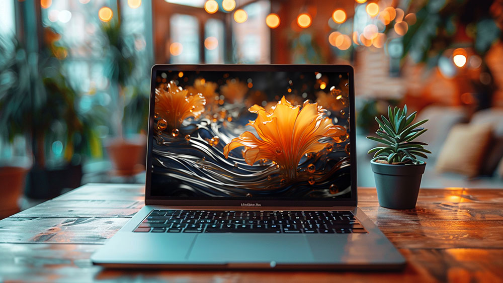 Fond d'écran abstrait de fleurs liquides Ultra HD 4K pour ordinateur de bureau et téléphone téléchargement gratuit