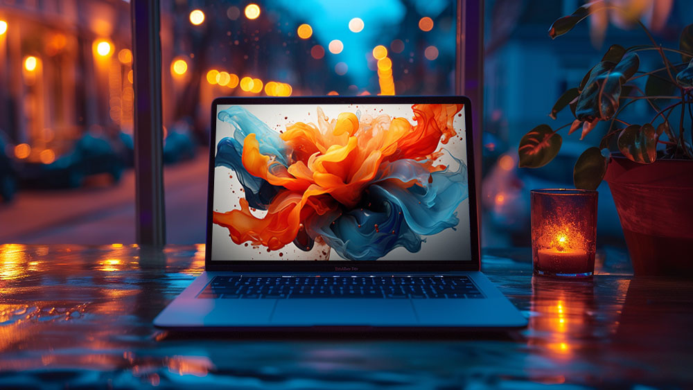Fond d'écran abstrait aux couleurs dynamiques HD 4K pour ordinateur de bureau et téléphone téléchargement gratuit