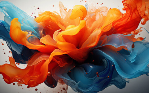 Fond d'écran abstrait de couleurs dynamiques HD 4K pour ordinateur de bureau et téléphone téléchargement gratuit