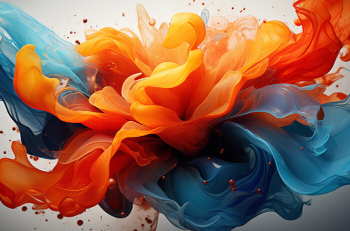 Fond d'écran abstrait de couleurs dynamiques HD 4K pour ordinateur de bureau et téléphone téléchargement gratuit