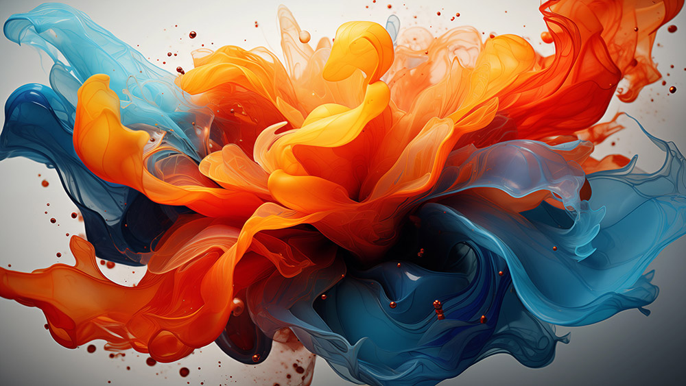 Fond d'écran abstrait de couleurs dynamiques HD 4K pour ordinateur de bureau et téléphone téléchargement gratuit