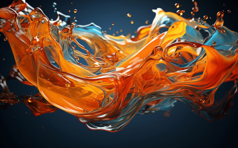 Rendu 3D d'un écoulement de liquide Beau fond d'écran abstrait Ultra HD 4K pour ordinateur de bureau et téléphone téléchargement gratuit