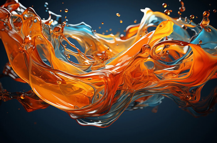 Rendu 3D d'un écoulement de liquide Beau fond d'écran abstrait Ultra HD 4K pour ordinateur de bureau et téléphone téléchargement gratuit