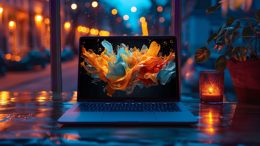 Fond d'écran abstrait couleurs mouvement fluide HD 4K fond pour ordinateur de bureau et téléphone téléchargement gratuit