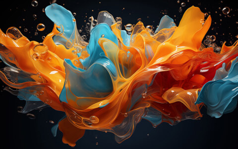 Fond d'écran abstrait couleurs mouvement fluide HD 4K fond pour ordinateur de bureau et téléphone téléchargement gratuit
