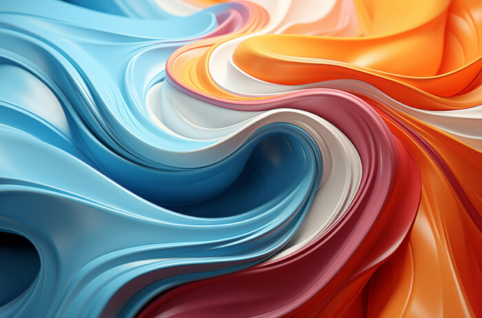 Fond d'écran abstrait de vagues colorées Fond d'écran Ultra HD 4K pour ordinateur de bureau et téléphone téléchargement gratuit