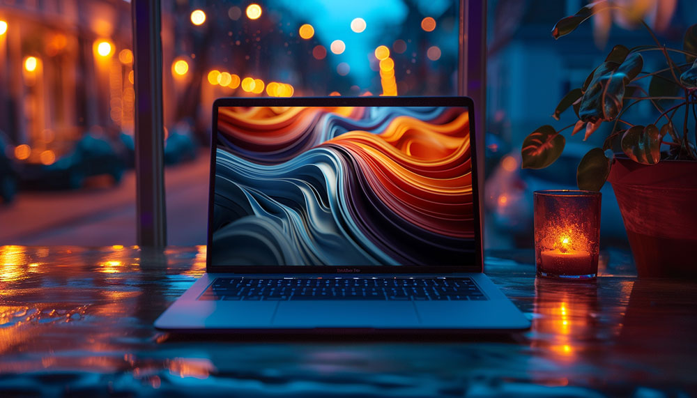 Beau fond d'écran abstrait de vagues colorées Ultra HD 4K pour ordinateur de bureau et téléphone téléchargement gratuit