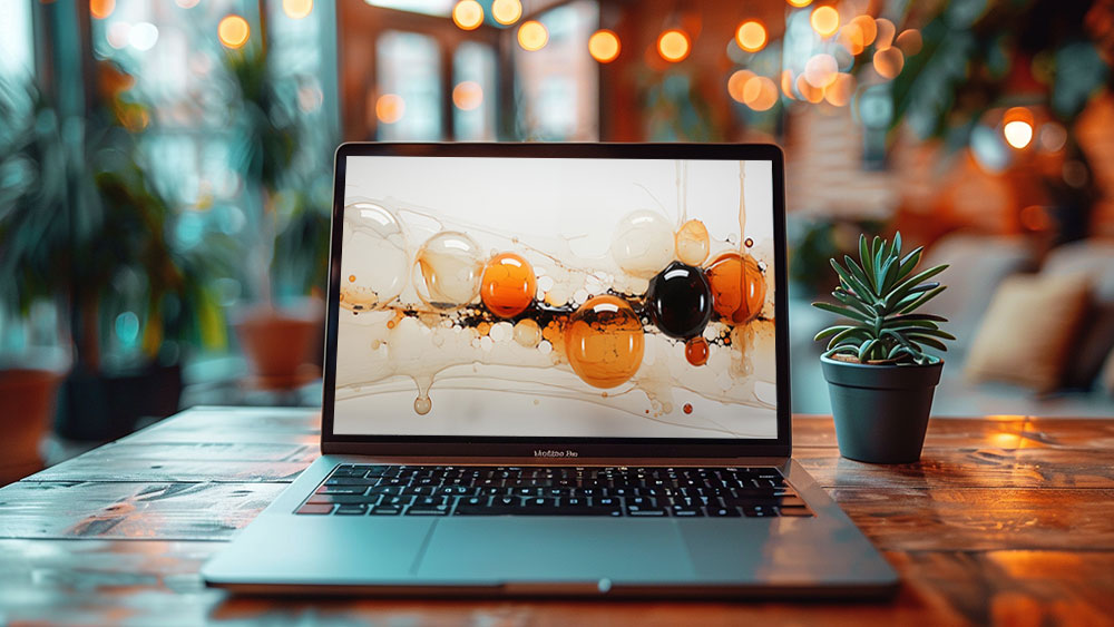 Fond d'écran abstrait de gouttelettes et de sphères Fond d'écran Ultra HD 4K pour ordinateur de bureau et téléphone Téléchargement gratuit