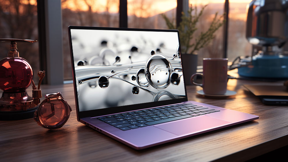Fond d'écran abstrait de gouttes de lumière et de liquide Fond d'écran Ultra HD 4K pour ordinateur de bureau et téléphone Téléchargement gratuit