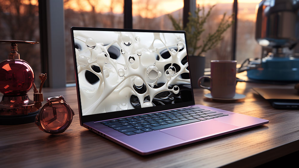 Fond d'écran abstrait liquide noir et blanc HD 4K pour ordinateur et téléphone à télécharger gratuitement