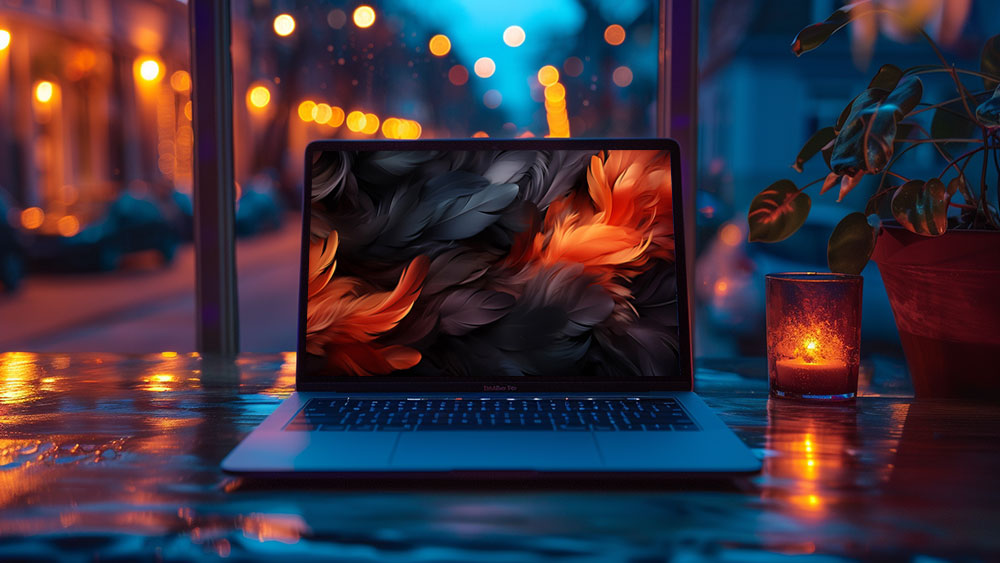 Fond d'écran abstrait plumes en mouvement HD 4K pour ordinateur de bureau et téléphone téléchargement gratuit