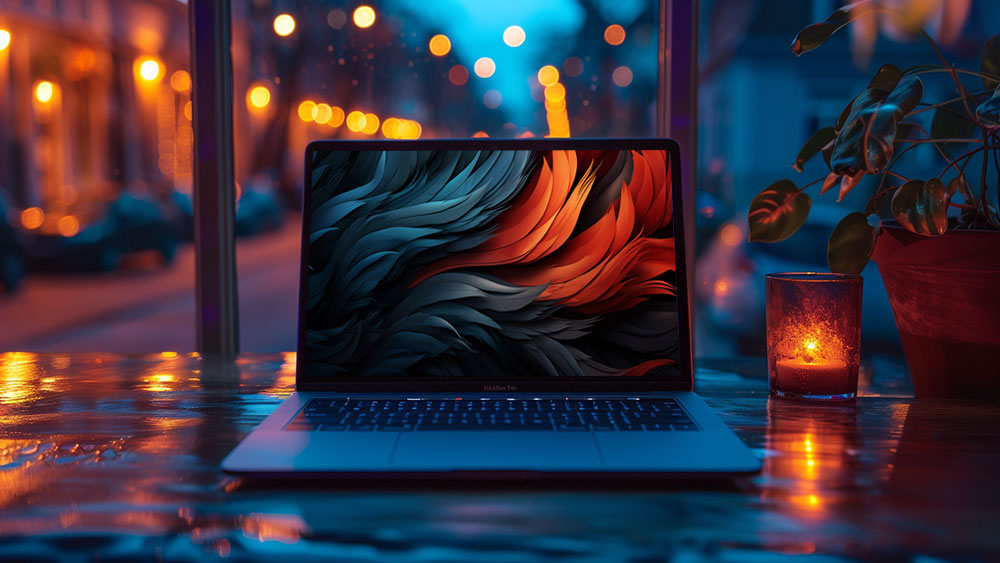 Fond d'écran abstrait Flammes et vagues de plumes et de pétales Fond d'écran Ultra HD 4K pour ordinateur de bureau et téléphone téléchargement gratuit