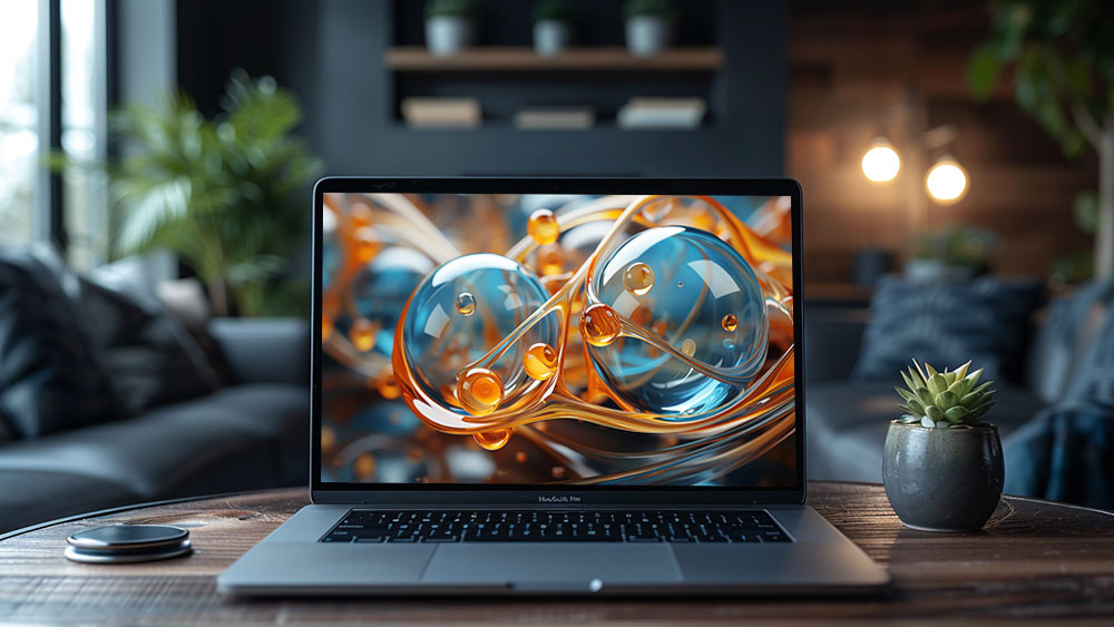 Fond d'écran abstrait Lumière et liquide HD 4K pour ordinateur de bureau et téléphone téléchargement gratuit