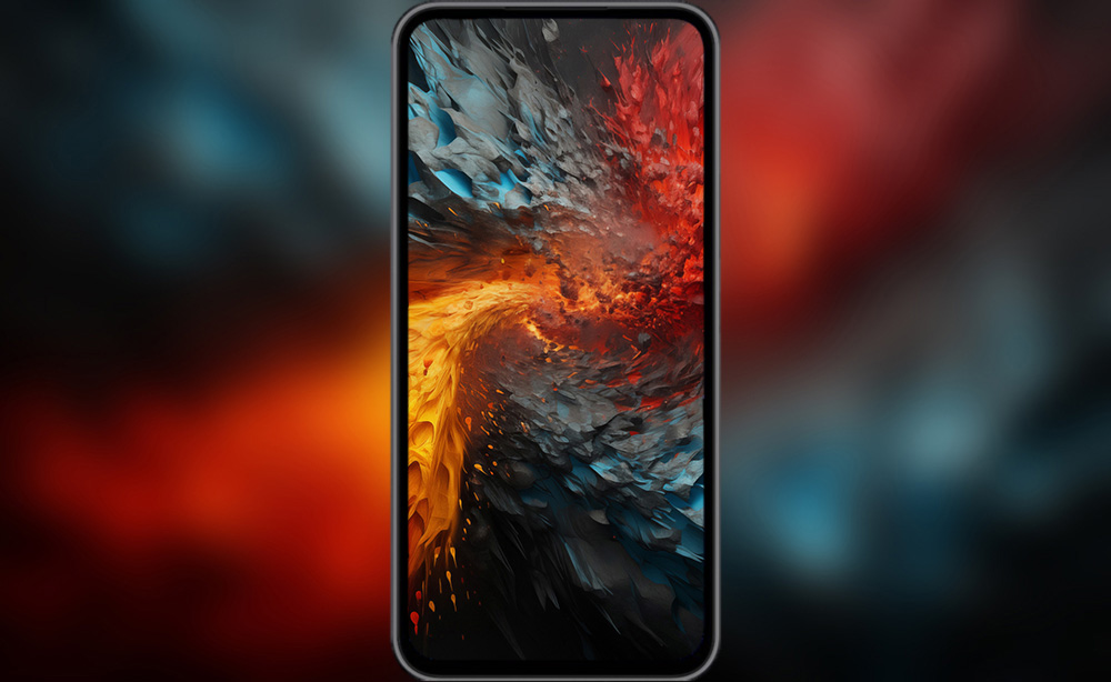 Fond d'écran abstrait explosion de couleurs fond HD 4K pour ordinateur de bureau et téléphone téléchargement gratuit