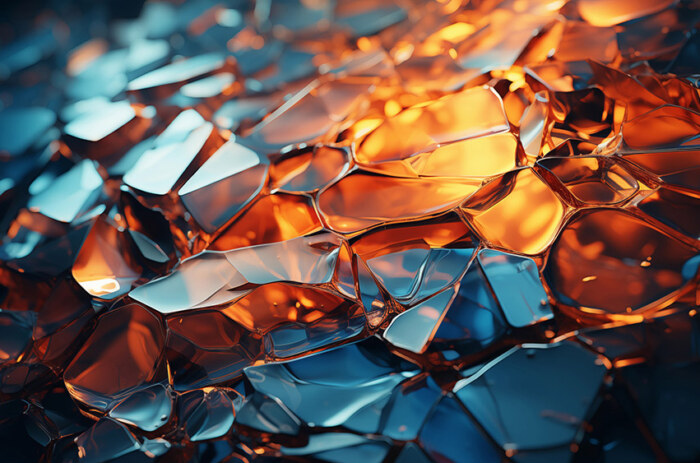 Fond d'écran abstrait verre cristal brisé ultra HD 4K fond pour ordinateur de bureau et téléphone téléchargement gratuit