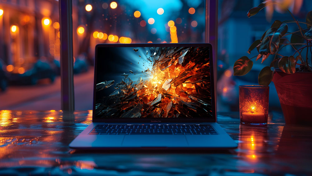 Fond d'écran abstrait explosion de verre cristal HD 4K fond pour ordinateur de bureau et téléphone téléchargement gratuit