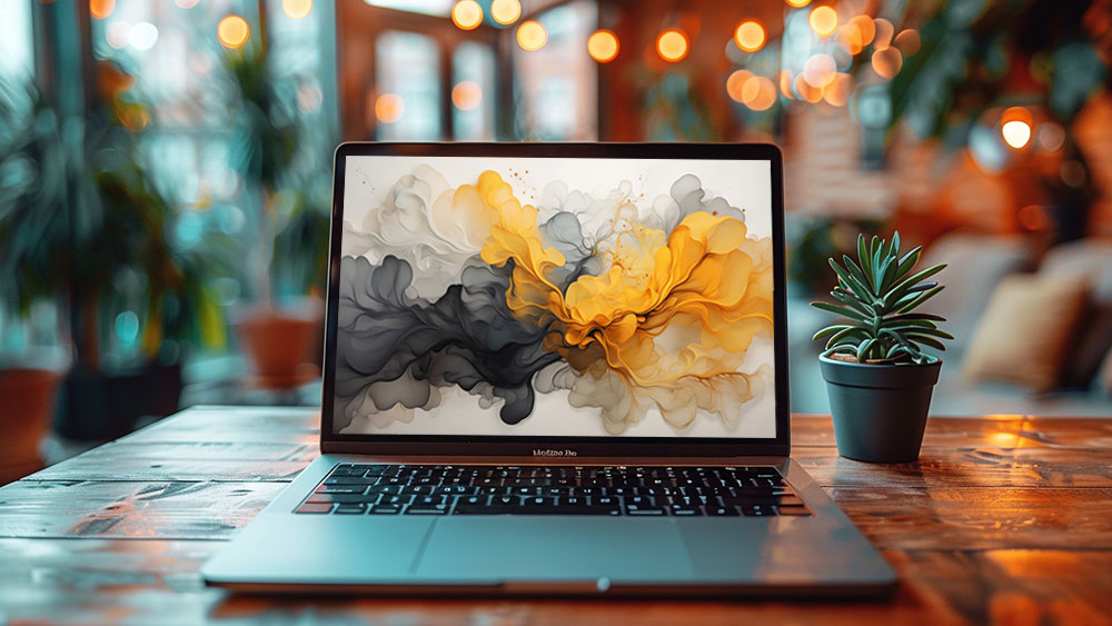 Fond d'écran abstrait de vagues et de nuances Fond d'écran Ultra HD 4K pour ordinateur de bureau et téléphone téléchargement gratuit