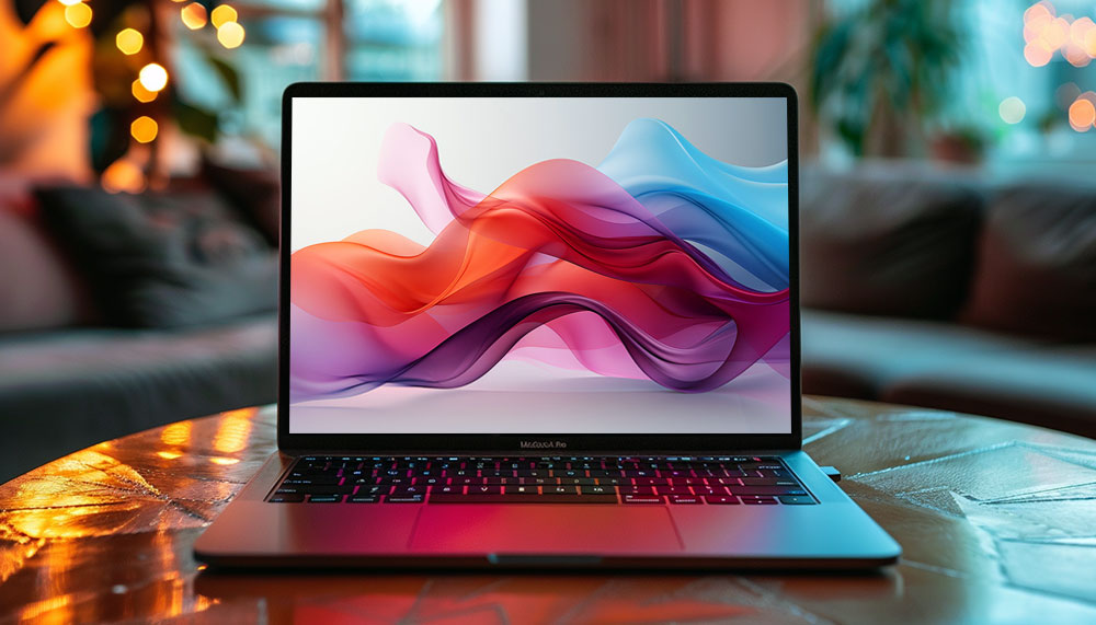 Fond d'écran abstrait de vagues colorées Fond d'écran Ultra HD 4K pour ordinateur de bureau et téléphone téléchargement gratuit