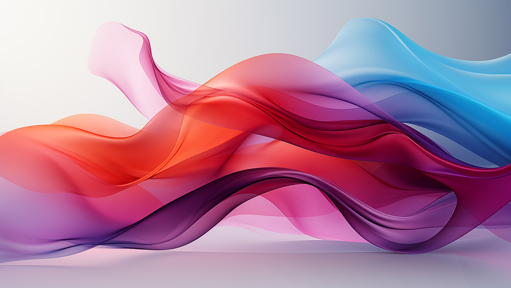 Fond d'écran abstrait de vagues colorées Fond d'écran Ultra HD 4K pour ordinateur de bureau et téléphone téléchargement gratuit