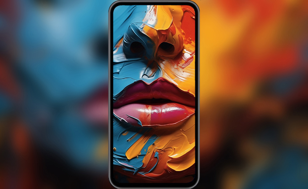 Fond d'écran abstrait couleurs de visage humain fond ultra HD 4K pour ordinateur de bureau et téléphone téléchargement gratuit