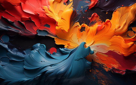 Fond d'écran de peinture abstraite colorée Ultra HD 4K pour ordinateur de bureau et téléphone téléchargement gratuit