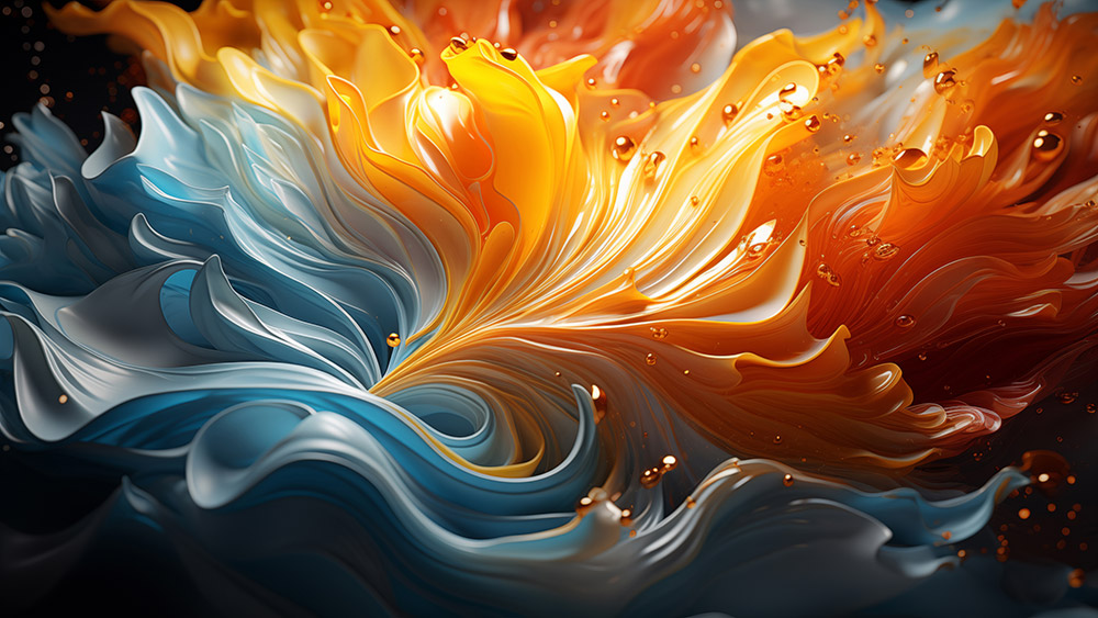 Fond d'écran de couleurs abstraites en mouvement Fond d'écran Ultra HD 4K pour ordinateur de bureau et téléphone téléchargement gratuit
