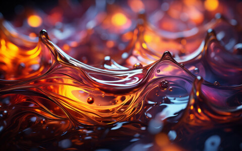 Fond d'écran liquide abstrait coloré Ultra HD 4K pour ordinateur de bureau et téléphone téléchargement gratuit