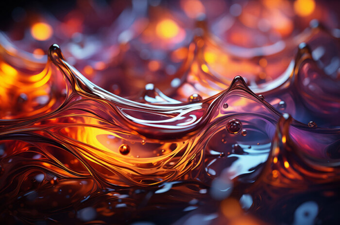 Fond d'écran liquide abstrait coloré Ultra HD 4K pour ordinateur de bureau et téléphone téléchargement gratuit