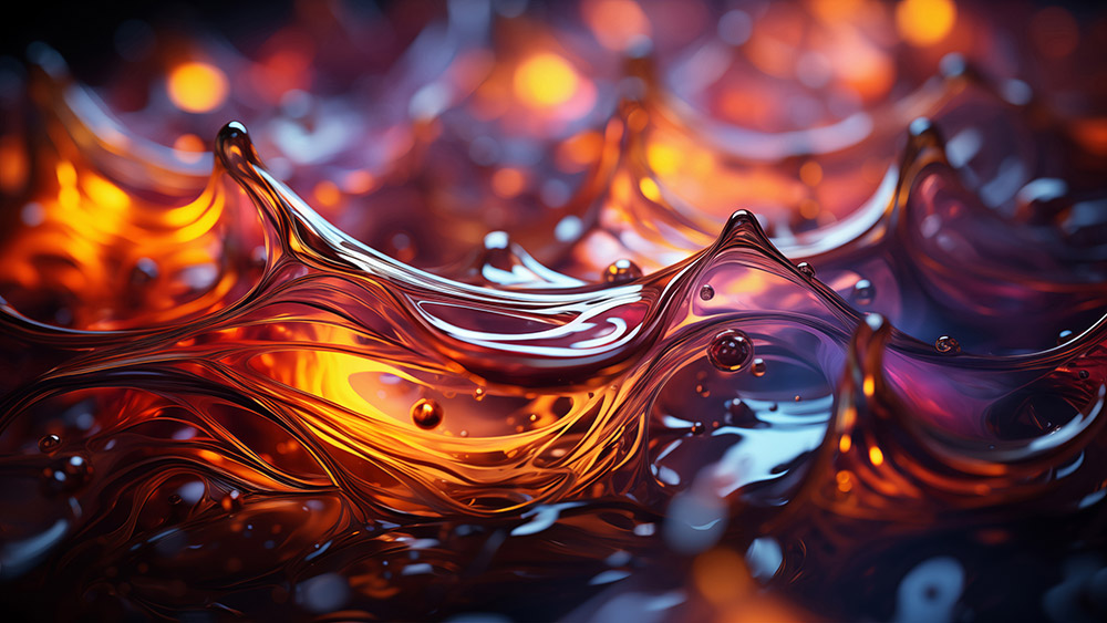 Fond d'écran liquide abstrait coloré Ultra HD 4K pour ordinateur de bureau et téléphone téléchargement gratuit