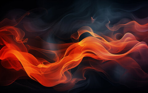 Fond d'écran abstrait de fumée et de flammes Fond d'écran Ultra HD 4K pour ordinateur de bureau et téléphone téléchargement gratuit