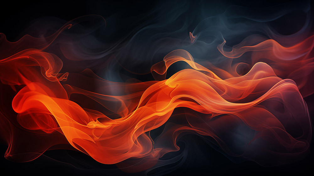Abstract smoke and flame wallpaper Ultra HD 4K background for Desktop and Phone free download