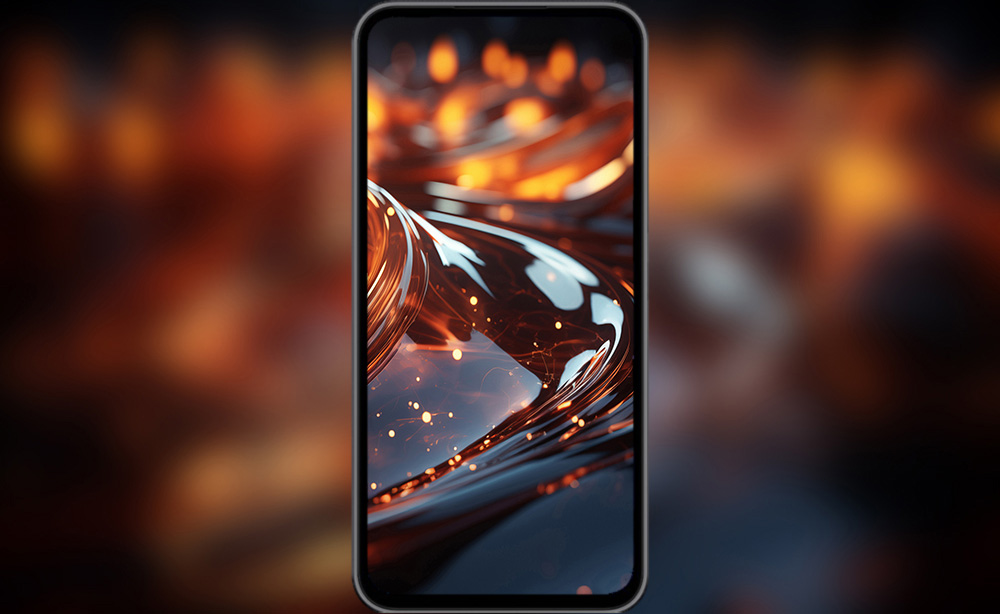 Abstract wallpaper illuminated liquid waves HD 4K background for Desktop and Phone free download