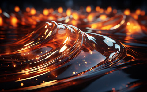 Fond d'écran abstrait vagues liquides illuminées HD 4K fond pour ordinateur de bureau et téléphone téléchargement gratuit