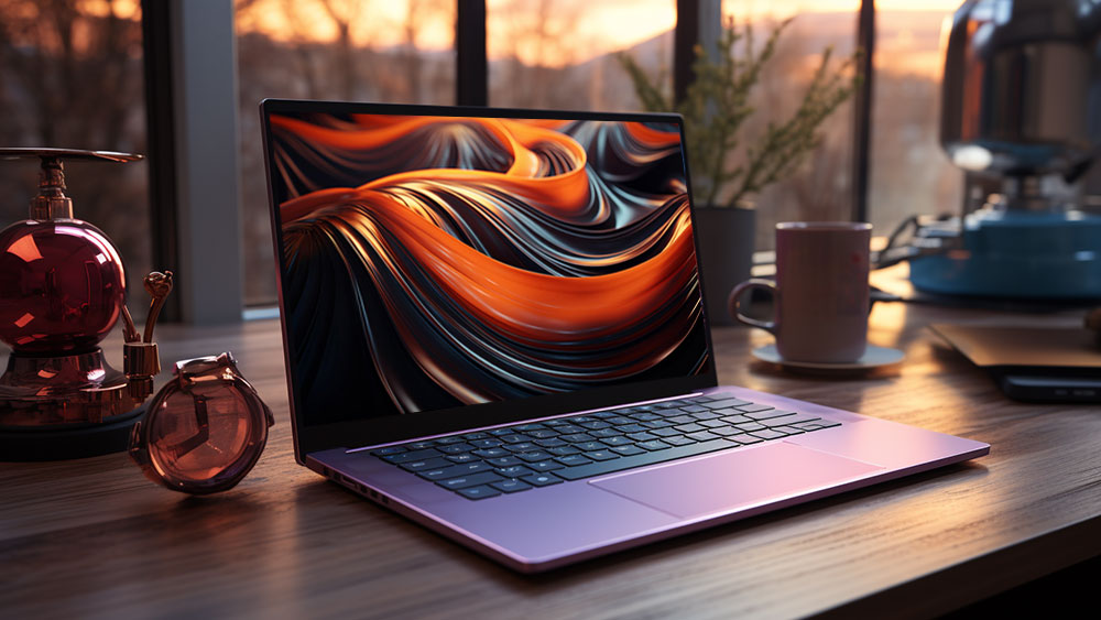 Fond d'écran abstrait vagues orange et noires HD 4K pour ordinateur de bureau et téléphone téléchargement gratuit