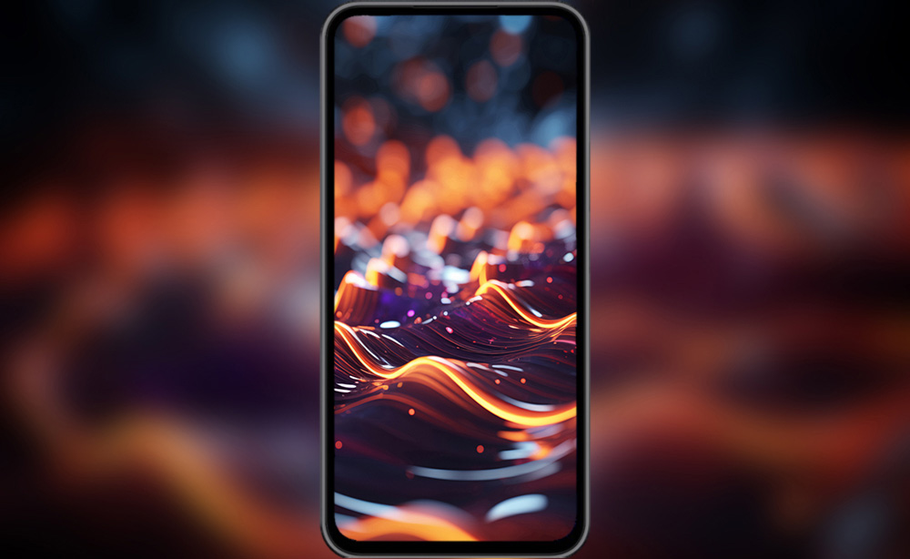 Fond d'écran abstrait Vagues d'énergie HD 4K pour ordinateur de bureau et téléphone téléchargement gratuit
