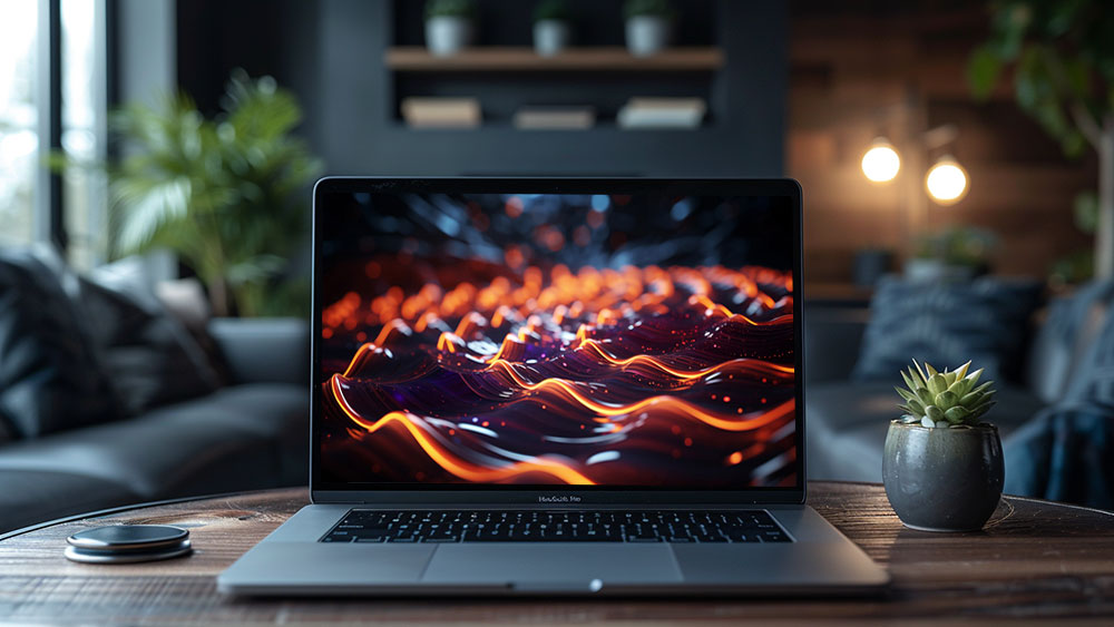 Fond d'écran abstrait Vagues d'énergie HD 4K pour ordinateur de bureau et téléphone téléchargement gratuit