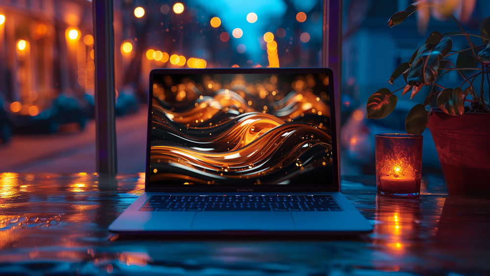 Fond d'écran abstrait de vagues dorées Fond d'écran Ultra HD 4K pour ordinateur de bureau et téléphone téléchargement gratuit