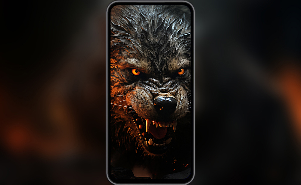 fond d'écran ultra HD 4K de loup en colère pour ordinateur de bureau, ordinateur portable, iPhone et téléphone téléchargement gratuit