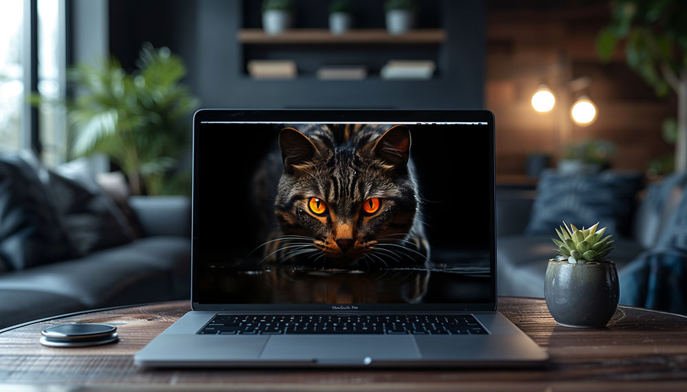 Fond d'écran ultra HD 4K de chat noir pour ordinateur de bureau, ordinateur portable, iPhone et téléphone à télécharger gratuitement