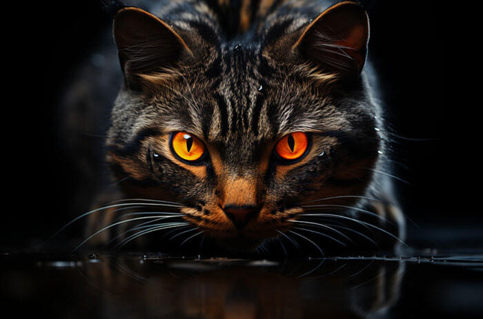 Fond d'écran ultra HD 4K de chat noir pour ordinateur de bureau, ordinateur portable, iPhone et téléphone à télécharger gratuitement