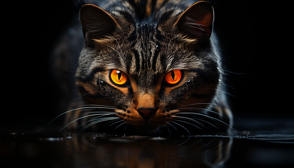 Fond d'écran ultra HD 4K de chat noir pour ordinateur de bureau, ordinateur portable, iPhone et téléphone à télécharger gratuitement