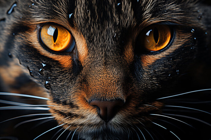 Fond d'écran ultra HD 4K yeux de chat pour ordinateur de bureau, ordinateur portable, iPhone et téléphone téléchargement gratuit
