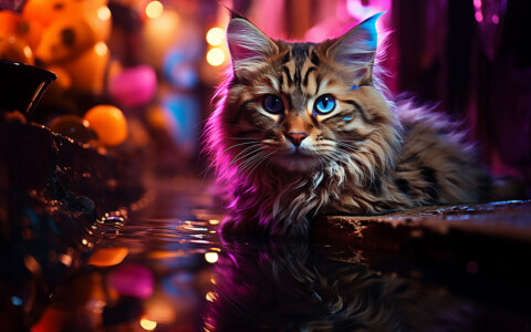 Beau fond d'écran de chat ultra HD 4K pour ordinateur de bureau, ordinateur portable, iPhone et téléphone téléchargement gratuit
