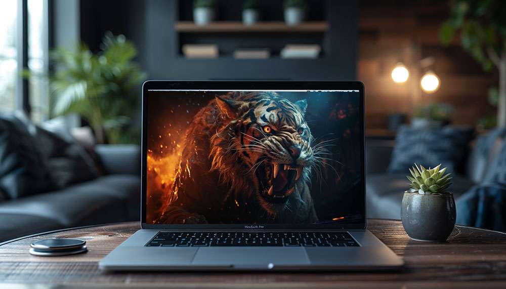 Fond d'écran ultra HD 4K de tigre rugissant pour ordinateur de bureau, ordinateur portable, iPhone et téléphone à télécharger gratuitement