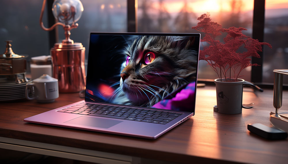 Fond d'écran de chat aux yeux violets ultra HD 4K pour ordinateur de bureau, ordinateur portable, iPhone et téléphone téléchargement gratuit