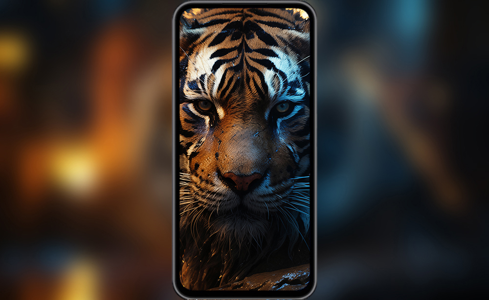 Tigre sous la pluie fond d'écran ultra HD 4K pour ordinateur de bureau et téléphone téléchargement gratuit